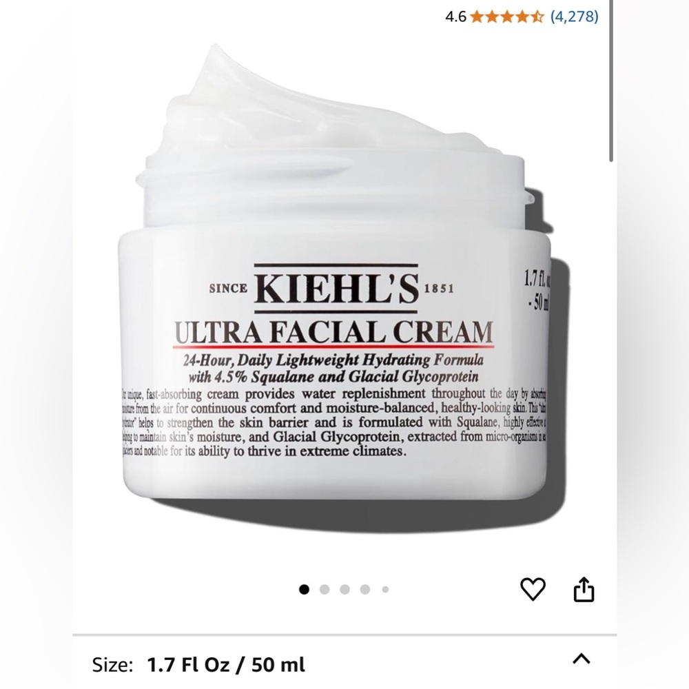 *SOON TO DONATE* 
Kiehl's Super Ultra Facial Cream - Empty 1.7 oz Jar
